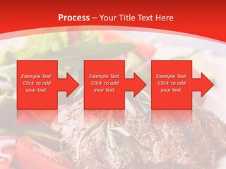 Steak With Vegetables PowerPoint Template