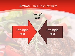 Steak With Vegetables PowerPoint Template