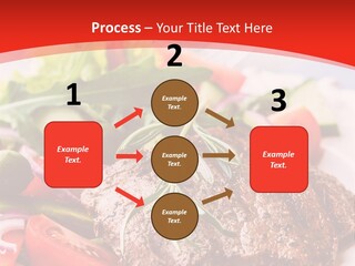 Steak With Vegetables PowerPoint Template