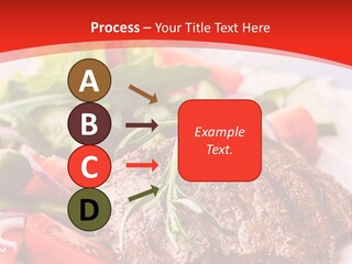 Steak With Vegetables PowerPoint Template