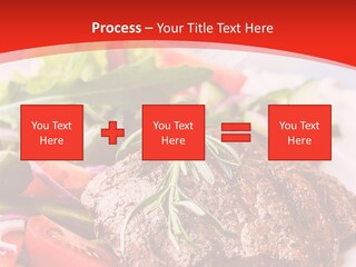 Steak With Vegetables PowerPoint Template