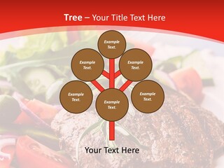 Steak With Vegetables PowerPoint Template