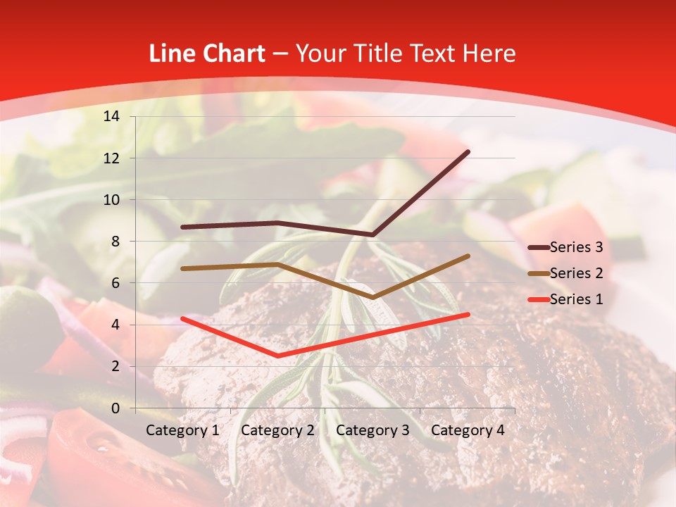 Steak With Vegetables PowerPoint Template
