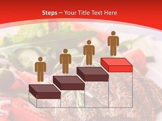 Steak With Vegetables PowerPoint Template
