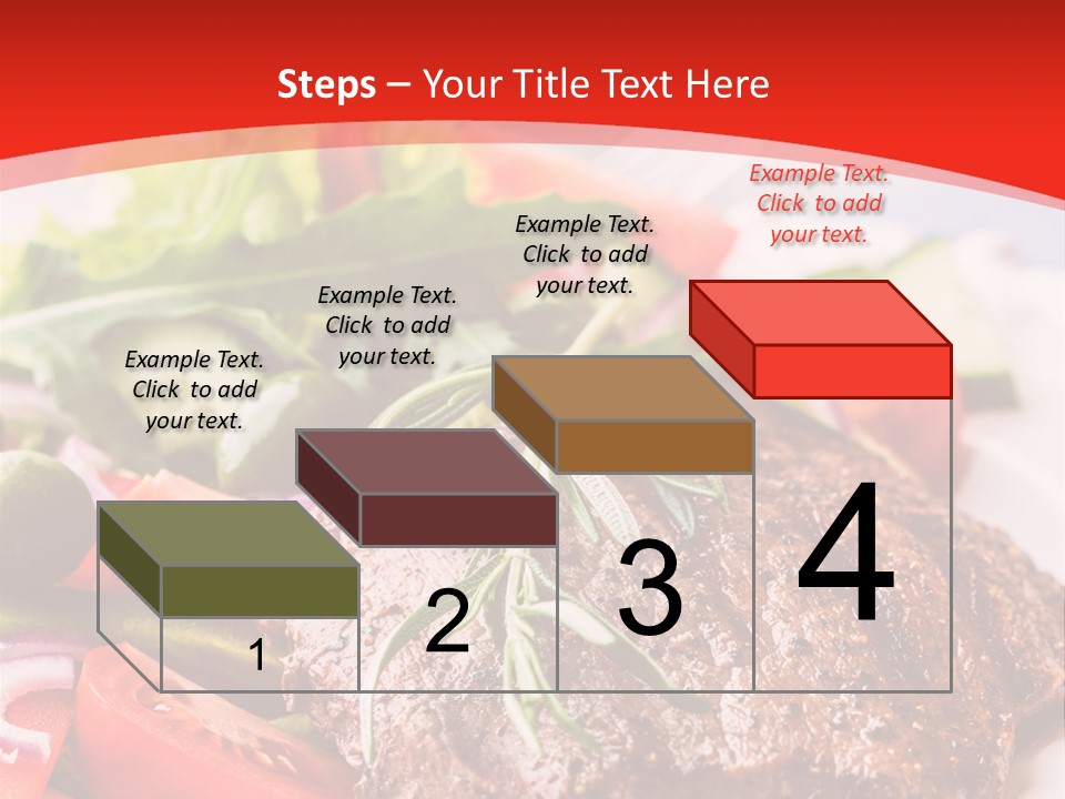 Steak With Vegetables PowerPoint Template