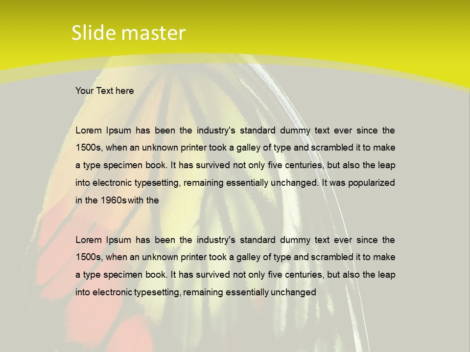 Butterfly PowerPoint Template