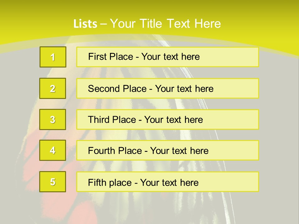 Butterfly PowerPoint Template