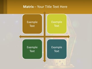 Church Lamp PowerPoint Template