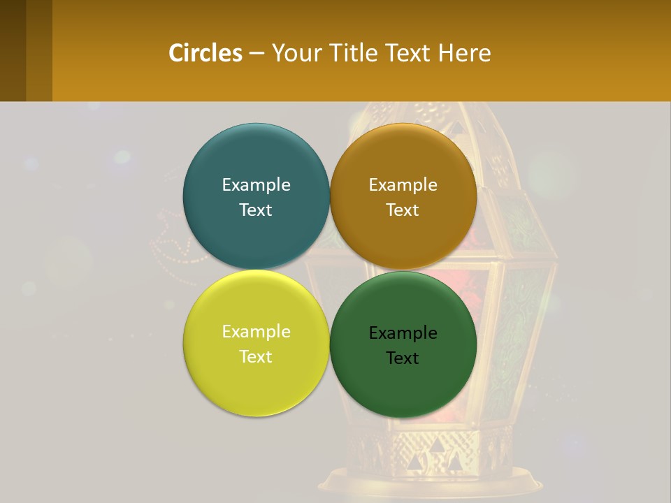 Church Lamp PowerPoint Template