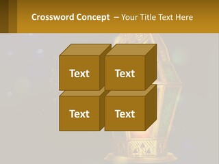 Church Lamp PowerPoint Template