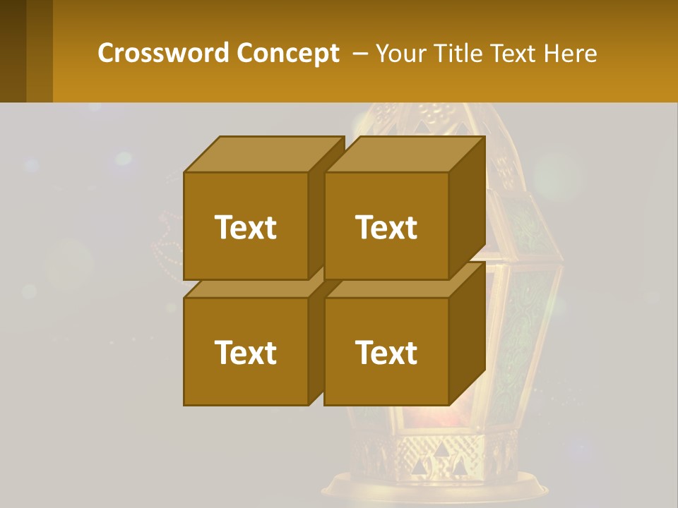 Church Lamp PowerPoint Template