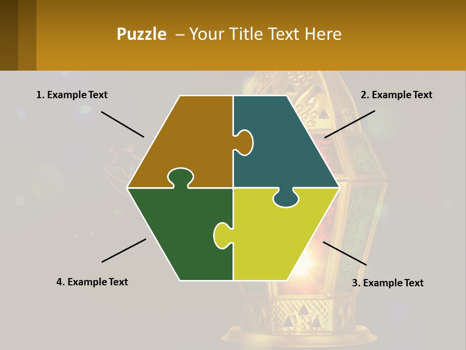 Church Lamp PowerPoint Template