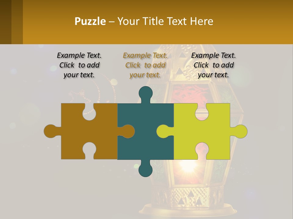 Church Lamp PowerPoint Template