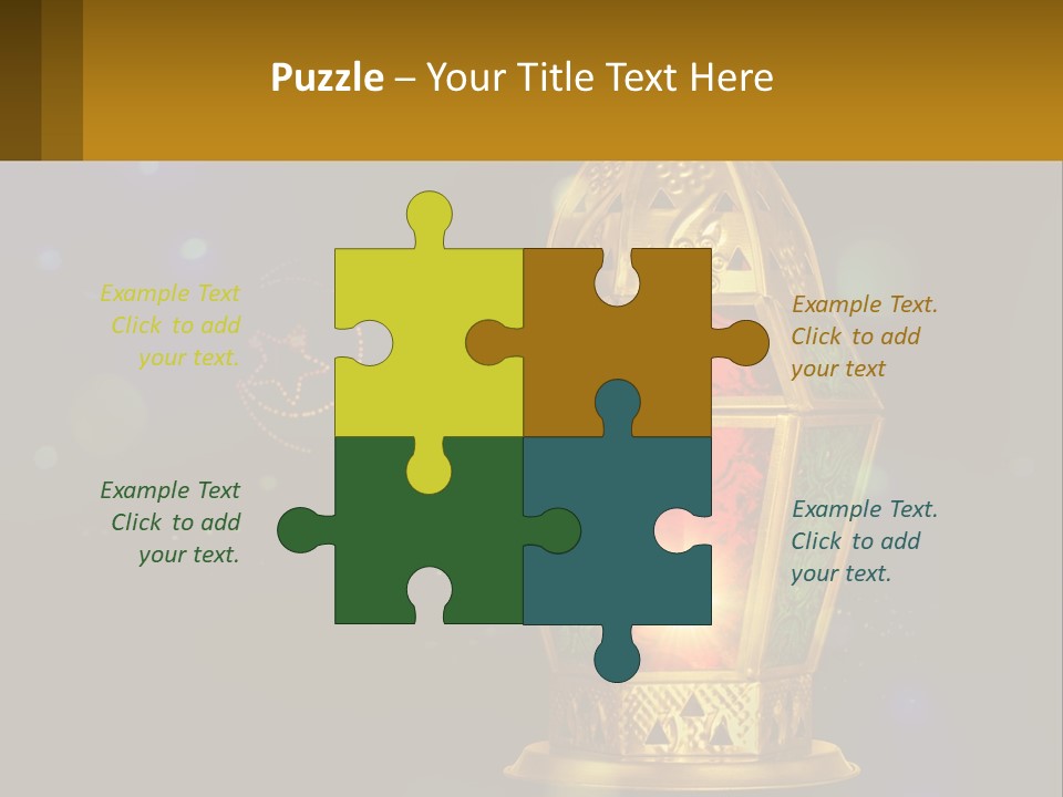 Church Lamp PowerPoint Template