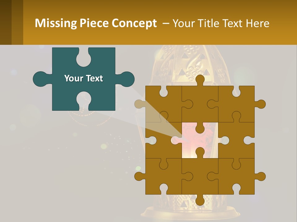 Church Lamp PowerPoint Template