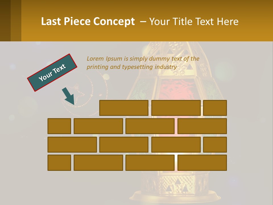 Church Lamp PowerPoint Template