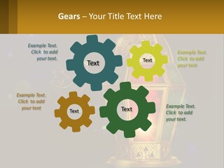 Church Lamp PowerPoint Template