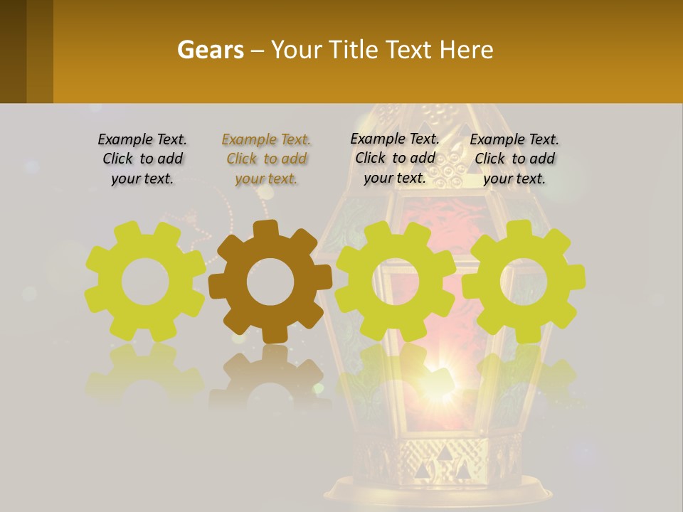 Church Lamp PowerPoint Template