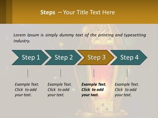 Church Lamp PowerPoint Template