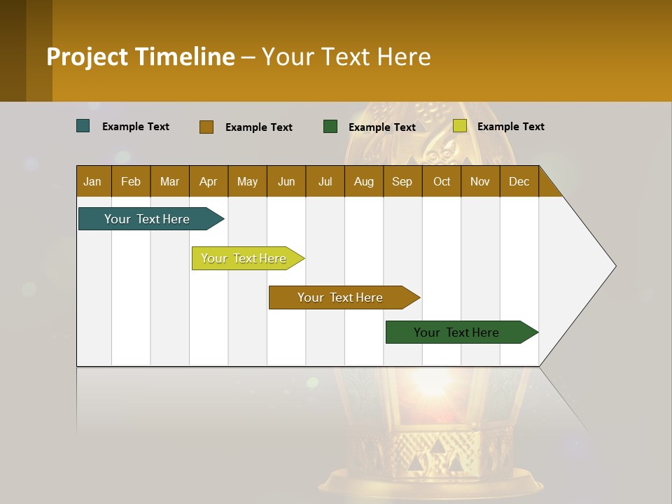 Church Lamp PowerPoint Template