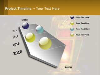 Church Lamp PowerPoint Template