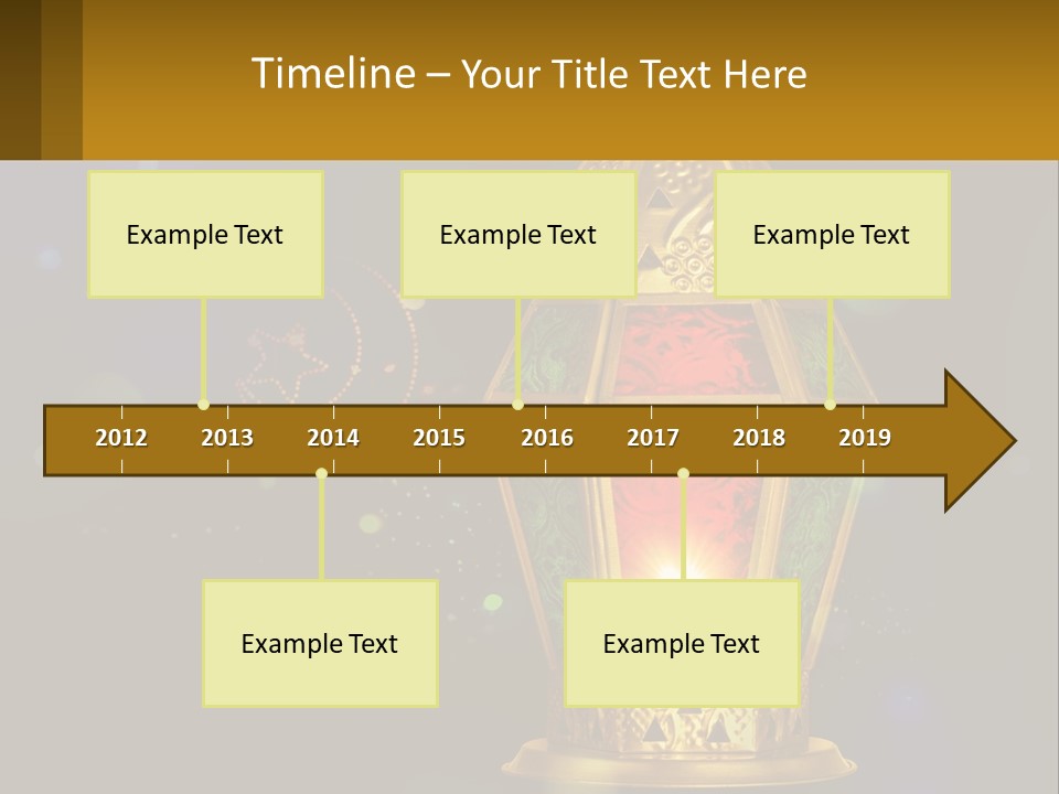 Church Lamp PowerPoint Template
