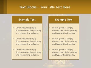 Church Lamp PowerPoint Template