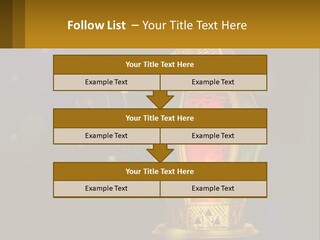 Church Lamp PowerPoint Template