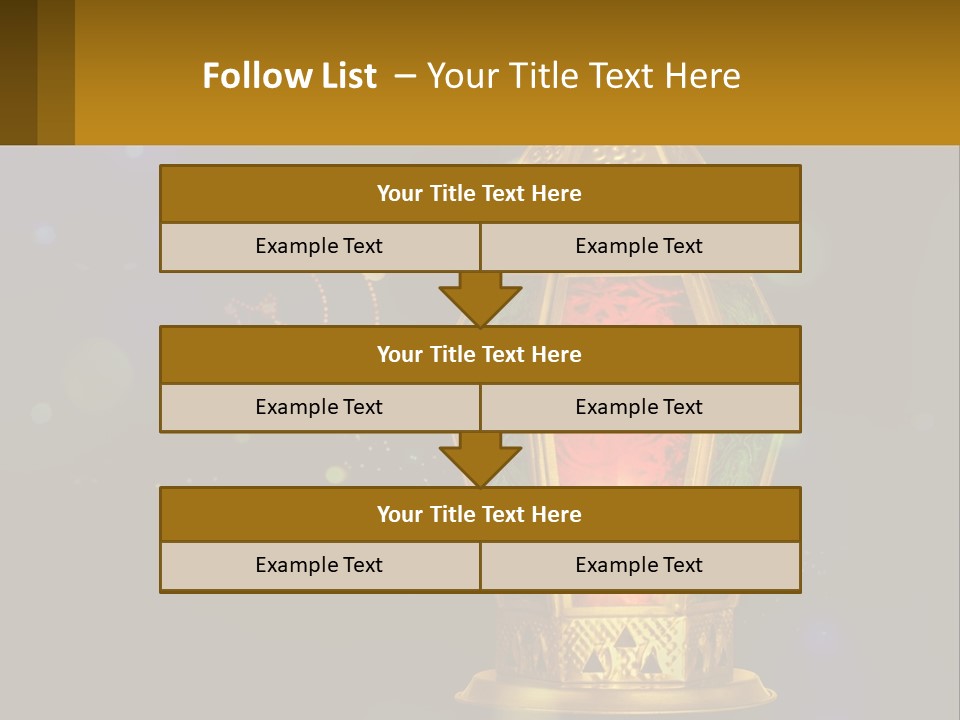 Church Lamp PowerPoint Template