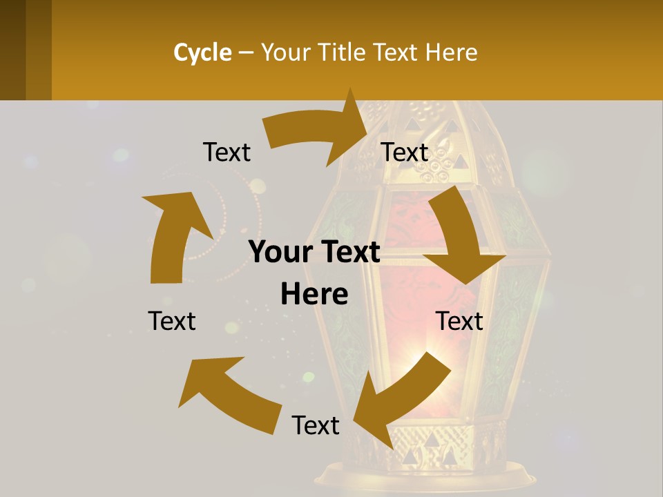Church Lamp PowerPoint Template