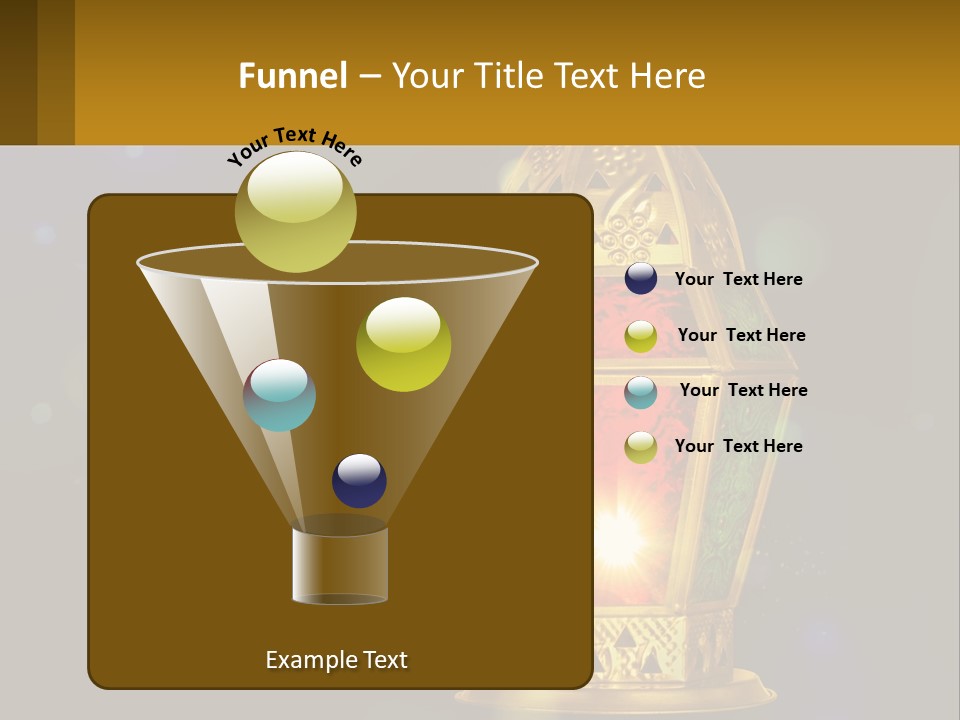 Church Lamp PowerPoint Template