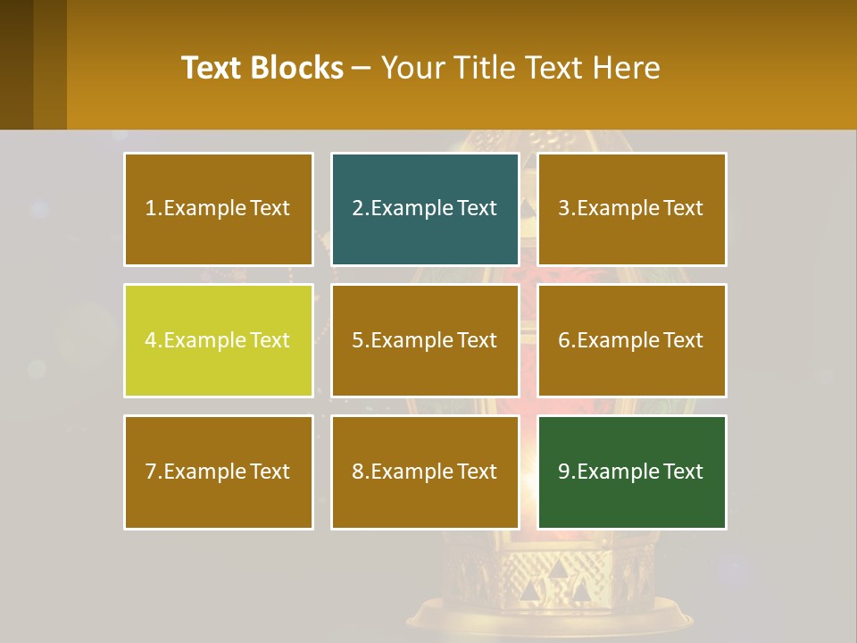Church Lamp PowerPoint Template