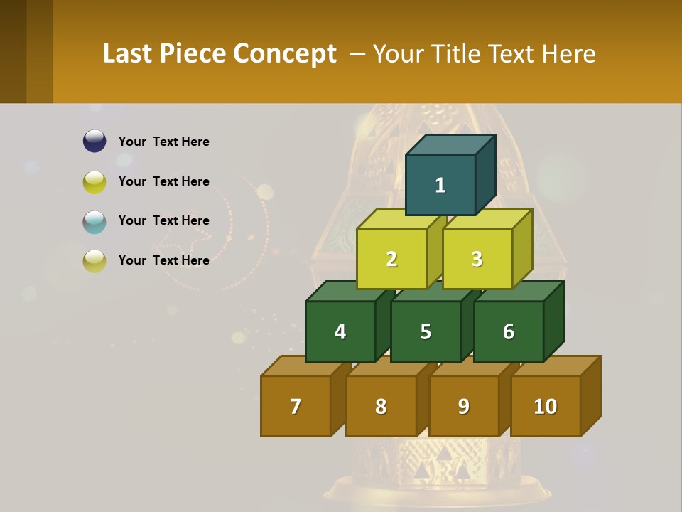 Church Lamp PowerPoint Template