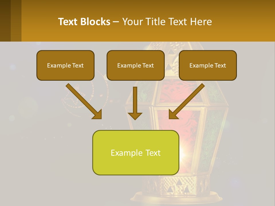 Church Lamp PowerPoint Template