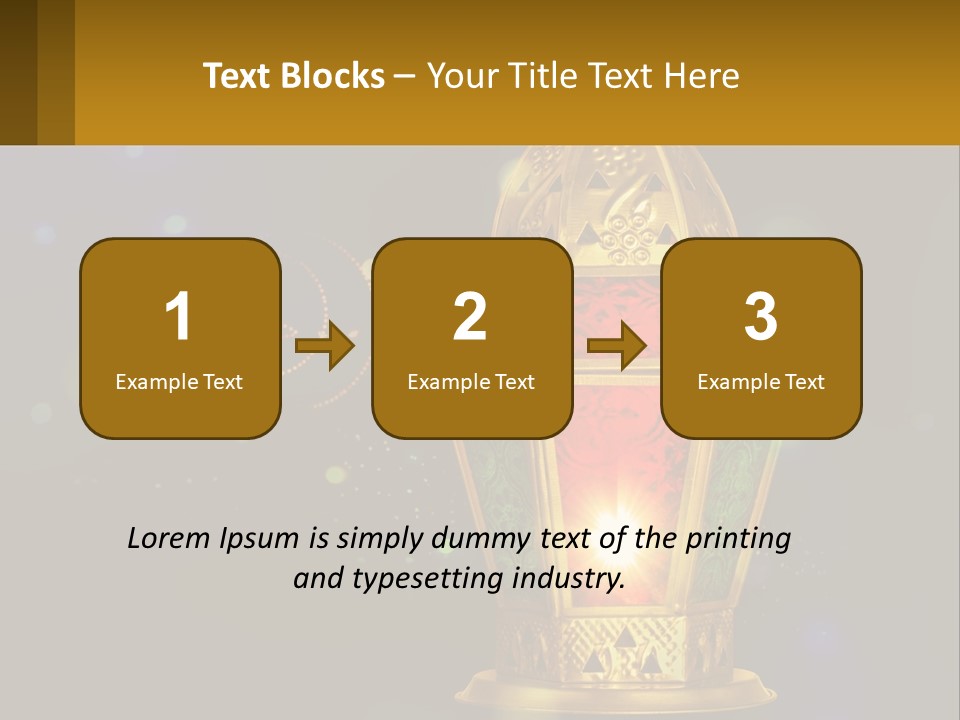 Church Lamp PowerPoint Template