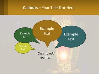 Church Lamp PowerPoint Template