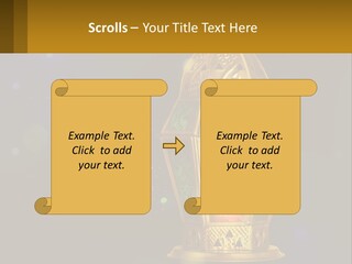 Church Lamp PowerPoint Template