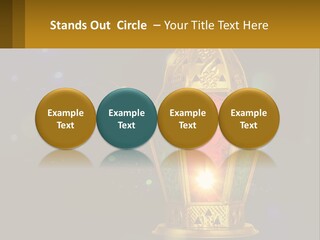 Church Lamp PowerPoint Template