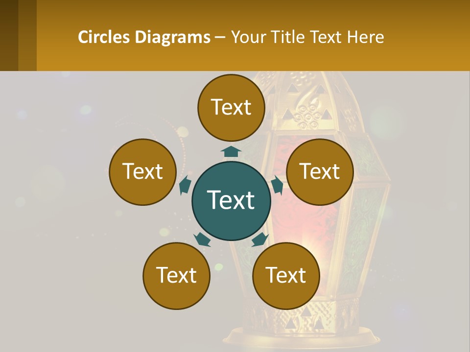 Church Lamp PowerPoint Template