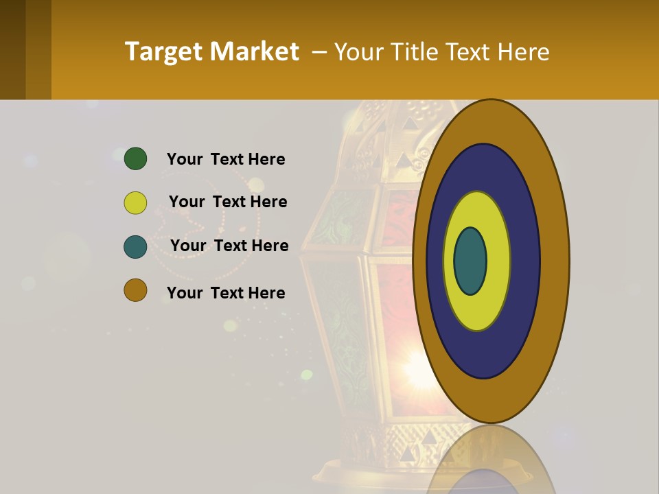 Church Lamp PowerPoint Template
