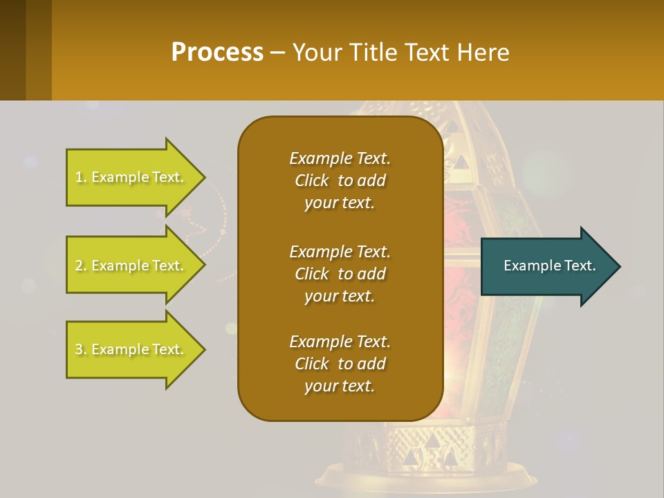 Church Lamp PowerPoint Template