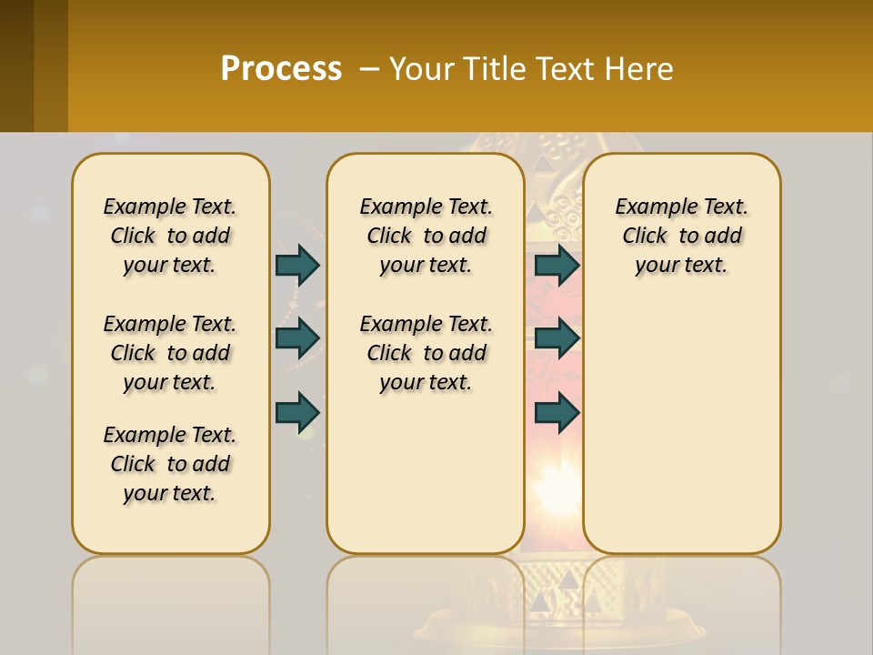 Church Lamp PowerPoint Template