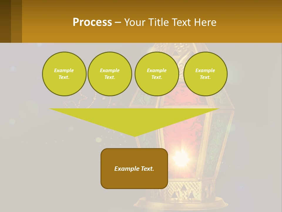 Church Lamp PowerPoint Template