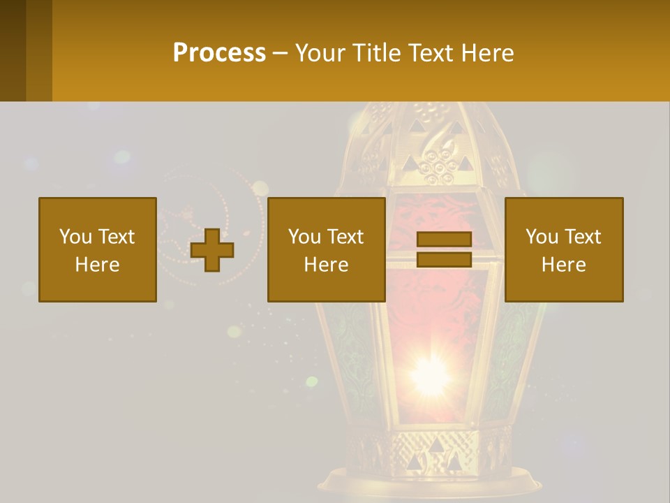 Church Lamp PowerPoint Template
