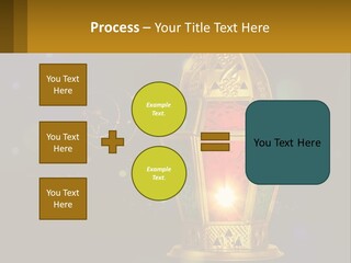 Church Lamp PowerPoint Template
