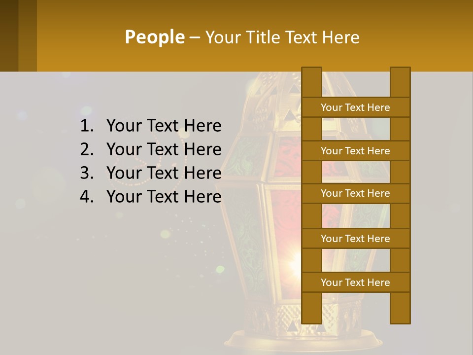 Church Lamp PowerPoint Template