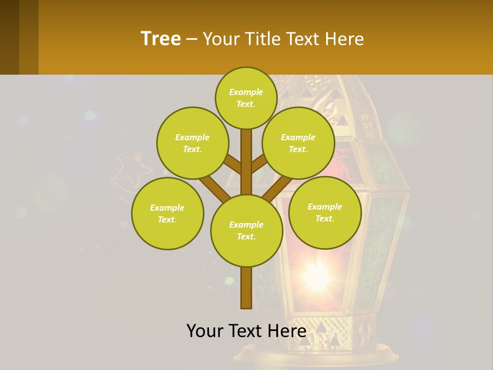 Church Lamp PowerPoint Template