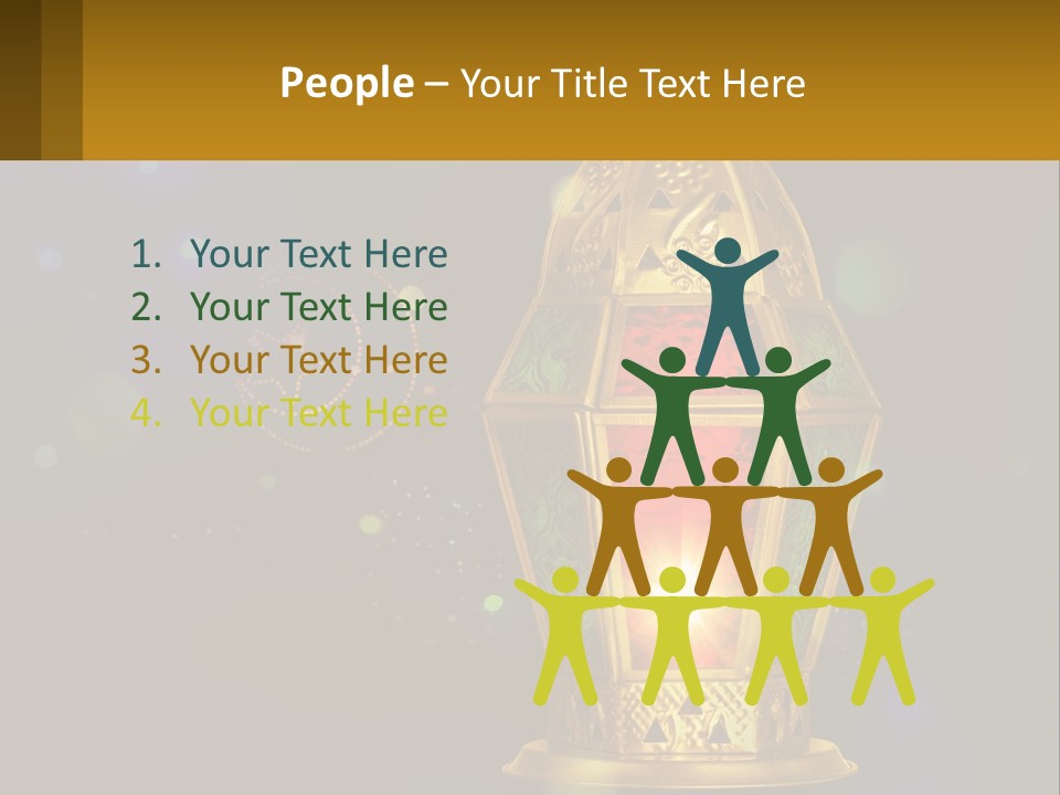 Church Lamp PowerPoint Template
