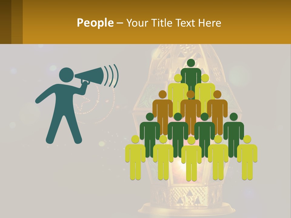 Church Lamp PowerPoint Template