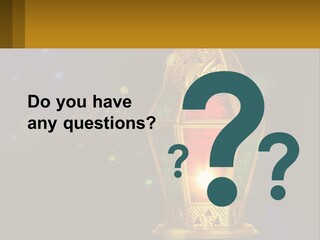 Church Lamp PowerPoint Template